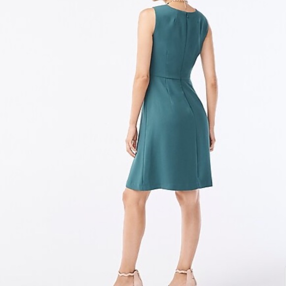 J. Crew | Green Knot-front Sheath Dress | 14 | NWT - Picture 3 of 8